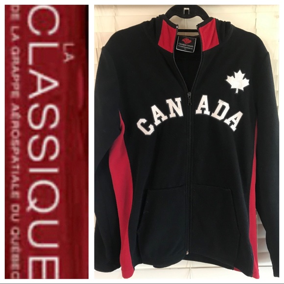 🌸🌸SUPER SALE🌸🌸CANADA CLASSIQUE Canada Fleece Hoody Size Small - Picture 1 of 6